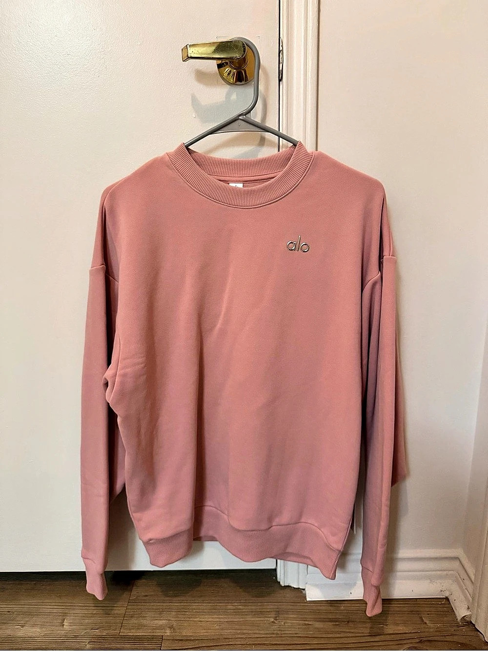 Alo Accolade Short Vintage Pink Sweatshirt & Shorts Set NWT